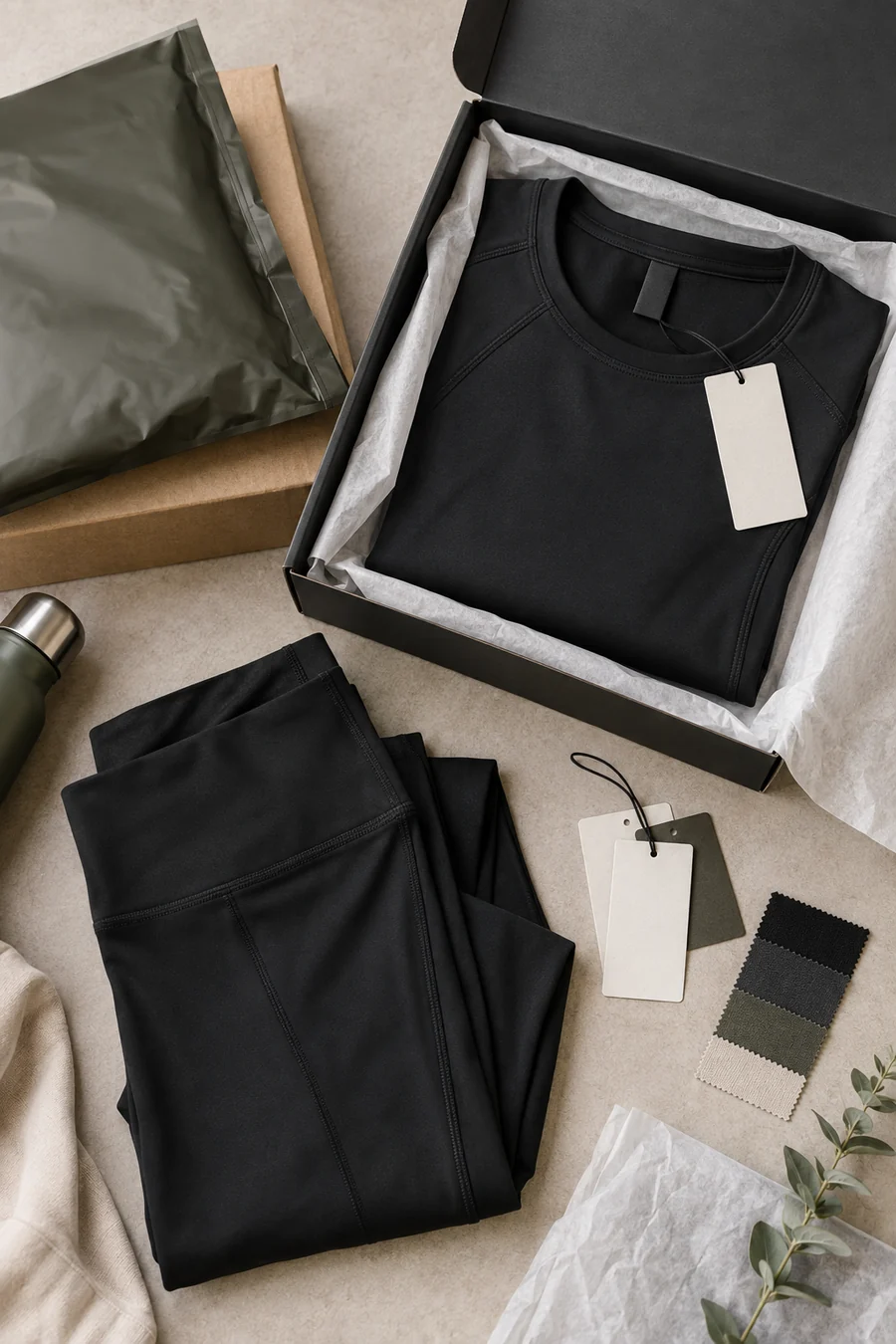 Full Brand Pack — Garment + Hangtags + Packaging